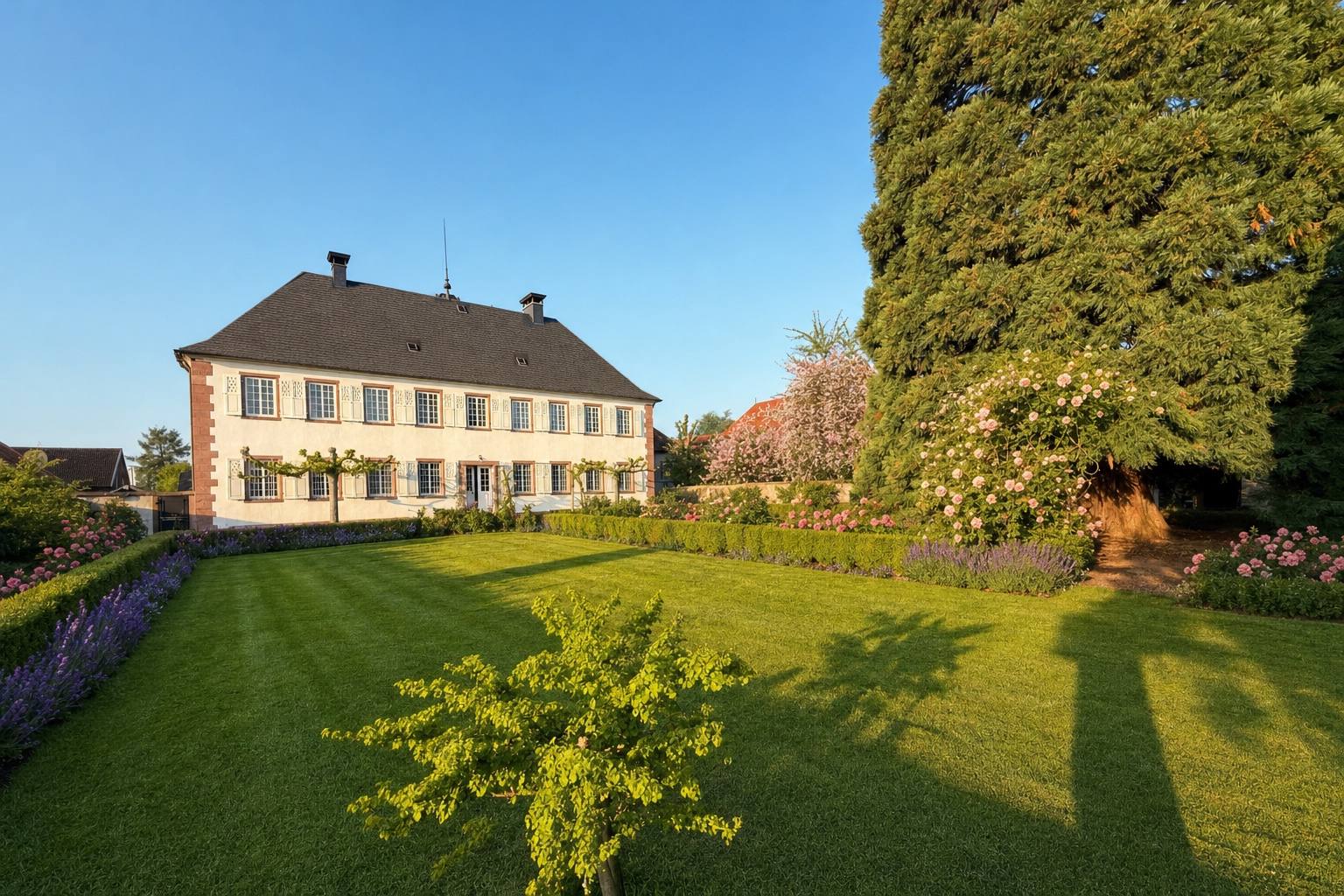 Der Schlossgarten im Sommer